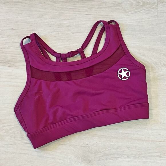 Savage Barbell Other - Savage Barbell Strappy Sports Bra Maroon Size Small EUC
